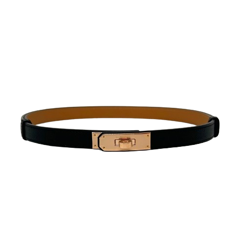 New Hermes kelly18 belt noir epsom rghw