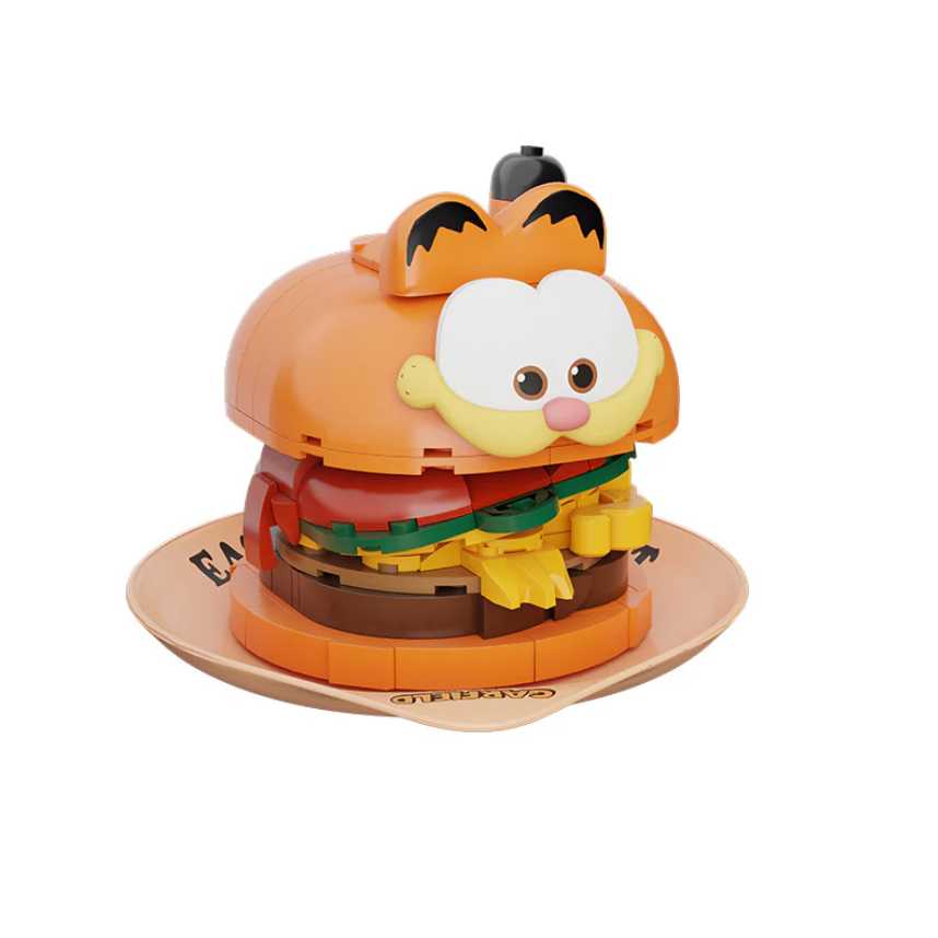 Pantasy Garfield Foodie Series - Hamburger ตัวต่อพลาสติก รุ่นการ์ฟิลด์ แฮมเบอร์เกอร์