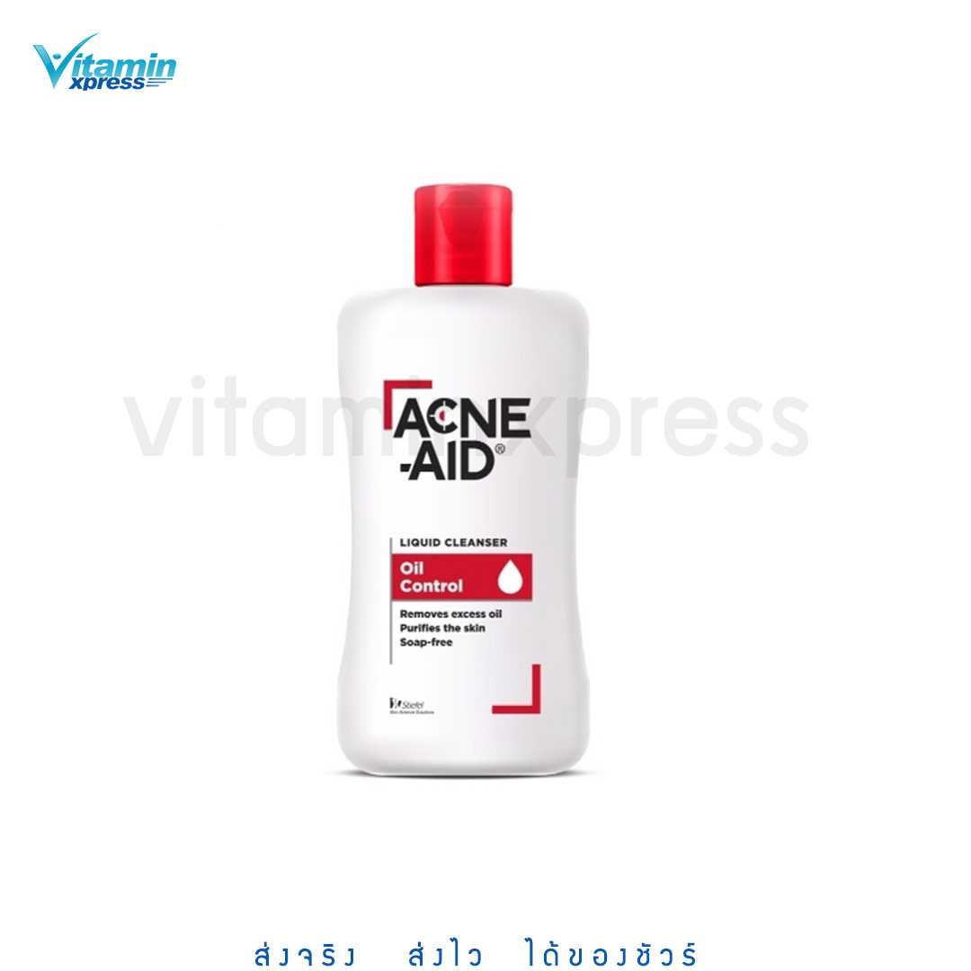 Acne-Aid Liquid Cleanser 100 ml แอคเน่–เอด ลิควิด คลีนเซอร์  สีแดง สิว 1 ขวด