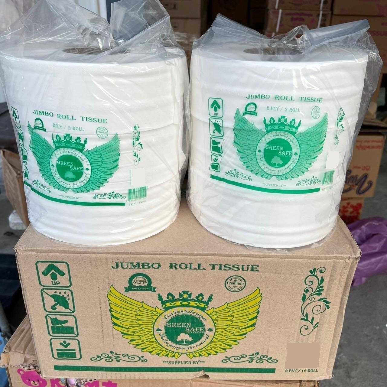 กระดาษชำระ พัฒนเดช กรีนเซฟ 300m.  (ม้วน) ลัง
