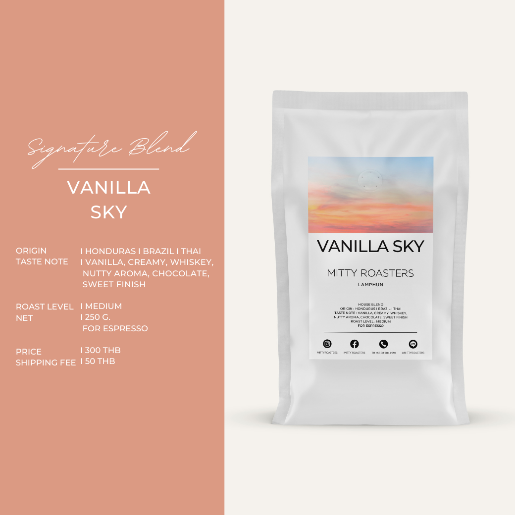 Mitty Roasters - Vanilla Sky Special House Blend 250g (Recommended)