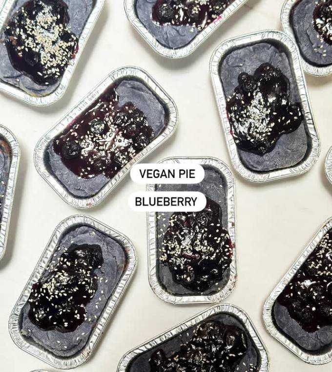 Heaven8 - vegan pie อัญชันบลูเบอร์รี่  เจ