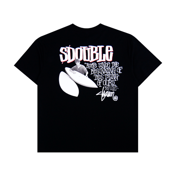S-Double Pintails Black T-Shirt