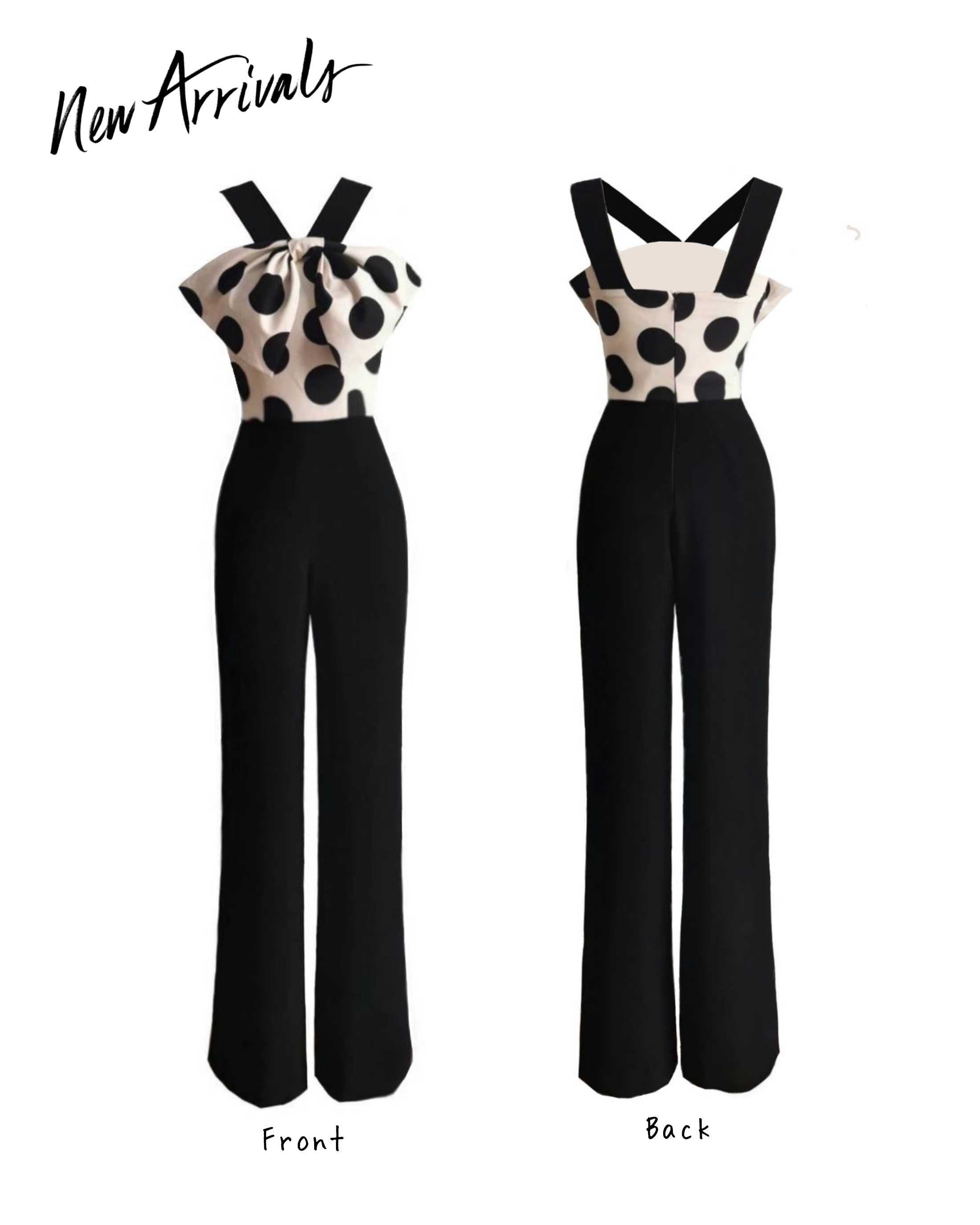 Polka dot jumpsuit 