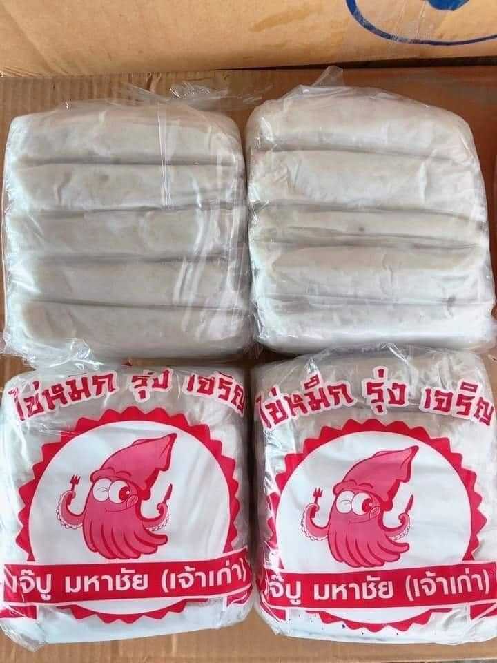 ไข่หมึกอัดแท่งเจ๊ปู 100฿
