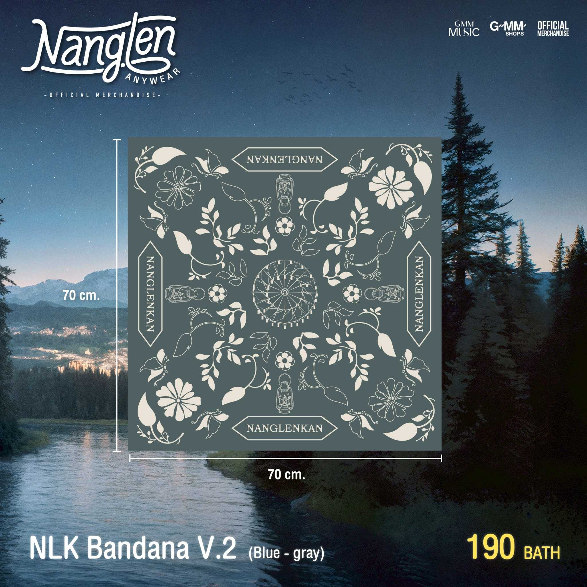 NLK Bandana V.2 (Blue-gray)