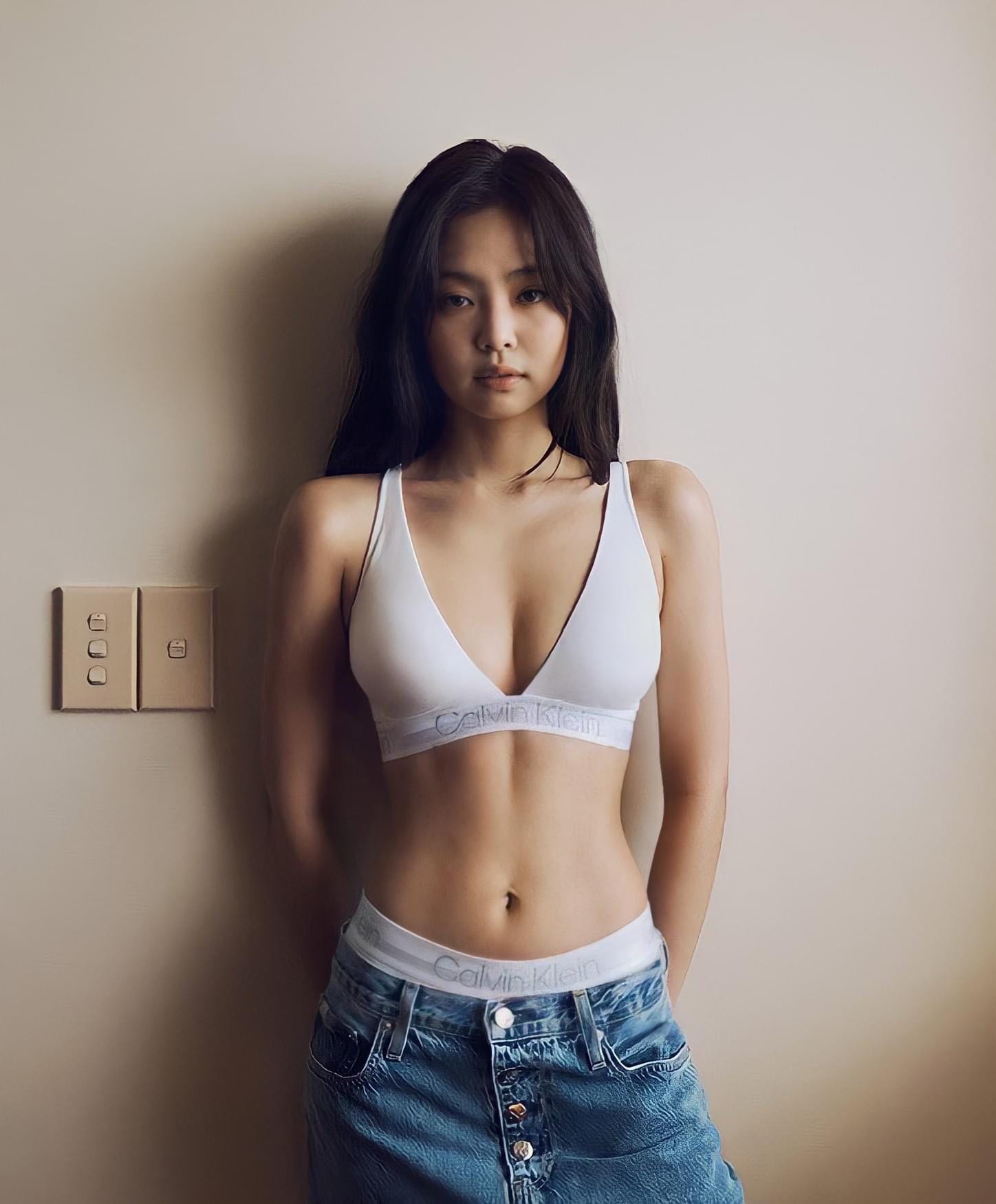 พร้อมส่ง🇺🇸Calvin Klein - Modern Structure Lightly Lined Triangle Bralette