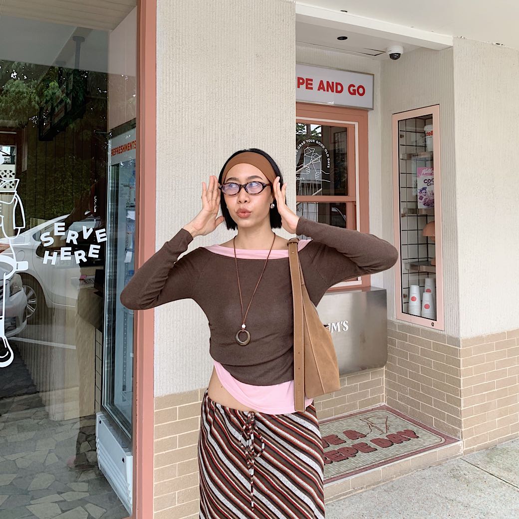 Patch see through tops