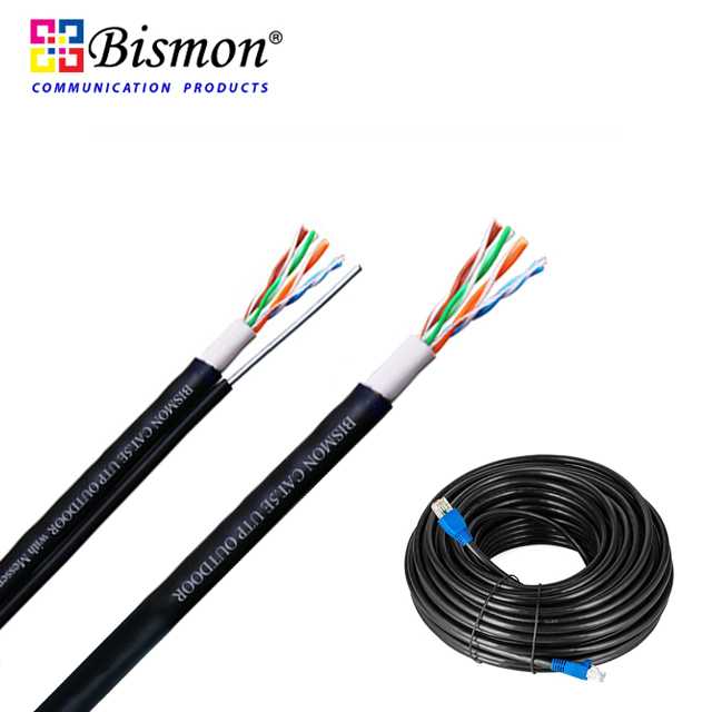 สายแลน Cat5e Outdoor พร้อมเข้าหัวตามระยะ (ความยาว 20 - 90)