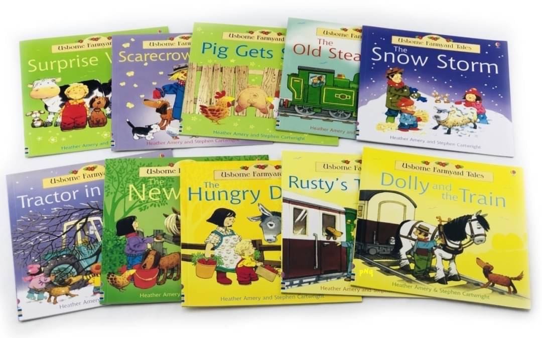 เซตหนังสือฝึกอ่านสำหรับเด็ก Usborne Farmyard Tales Story Book