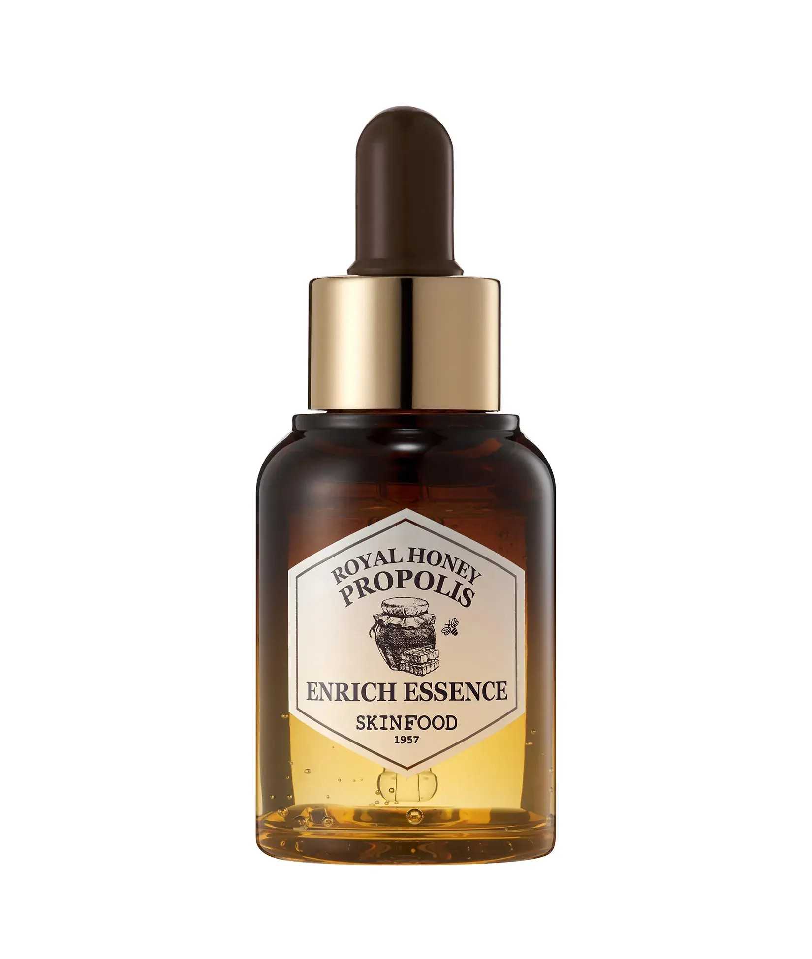 SKINFOOD Royal Honey Propolis Enrich เอสเซนส์  สารสกัดจากผิวรังผึ้งดำ น้ำผึ้งและนมผึ้ง 🐝