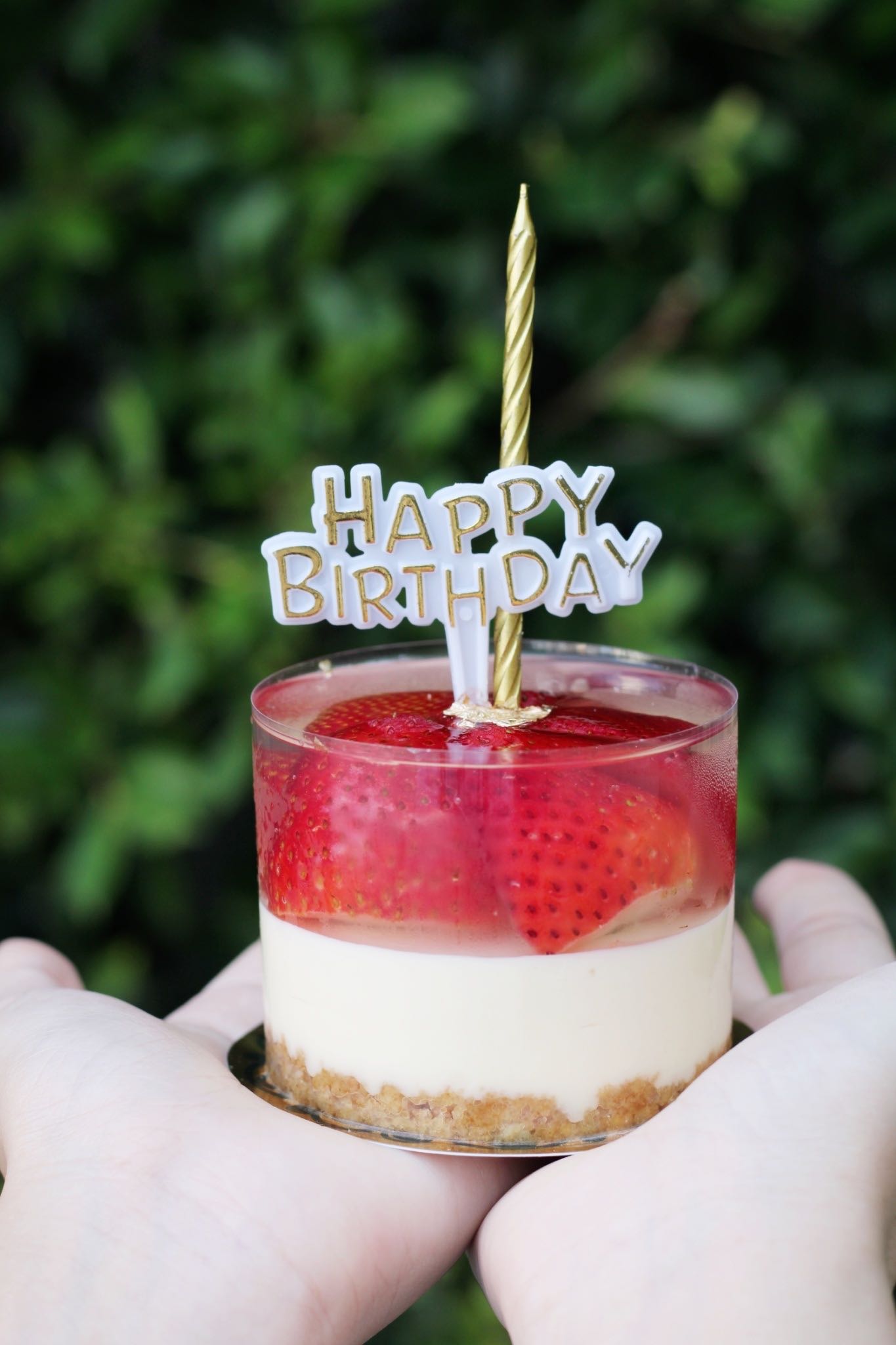 HBD prop + metallic candle ชุดตกแต่งเค้ก และเทียน