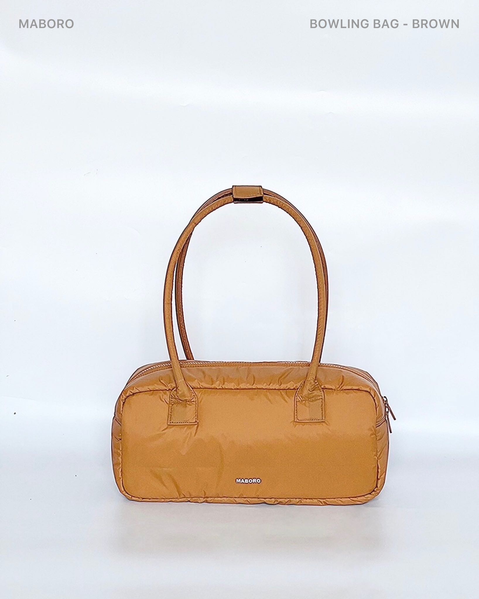 (PRE-ORDER) BROWN - BOWLING BAG