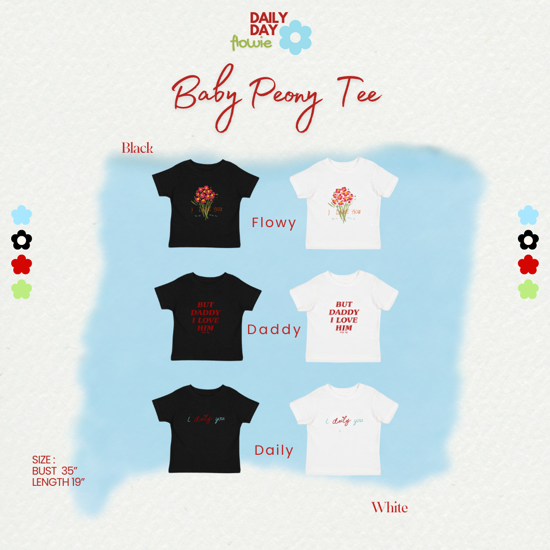 Baby Peony Tee🌷