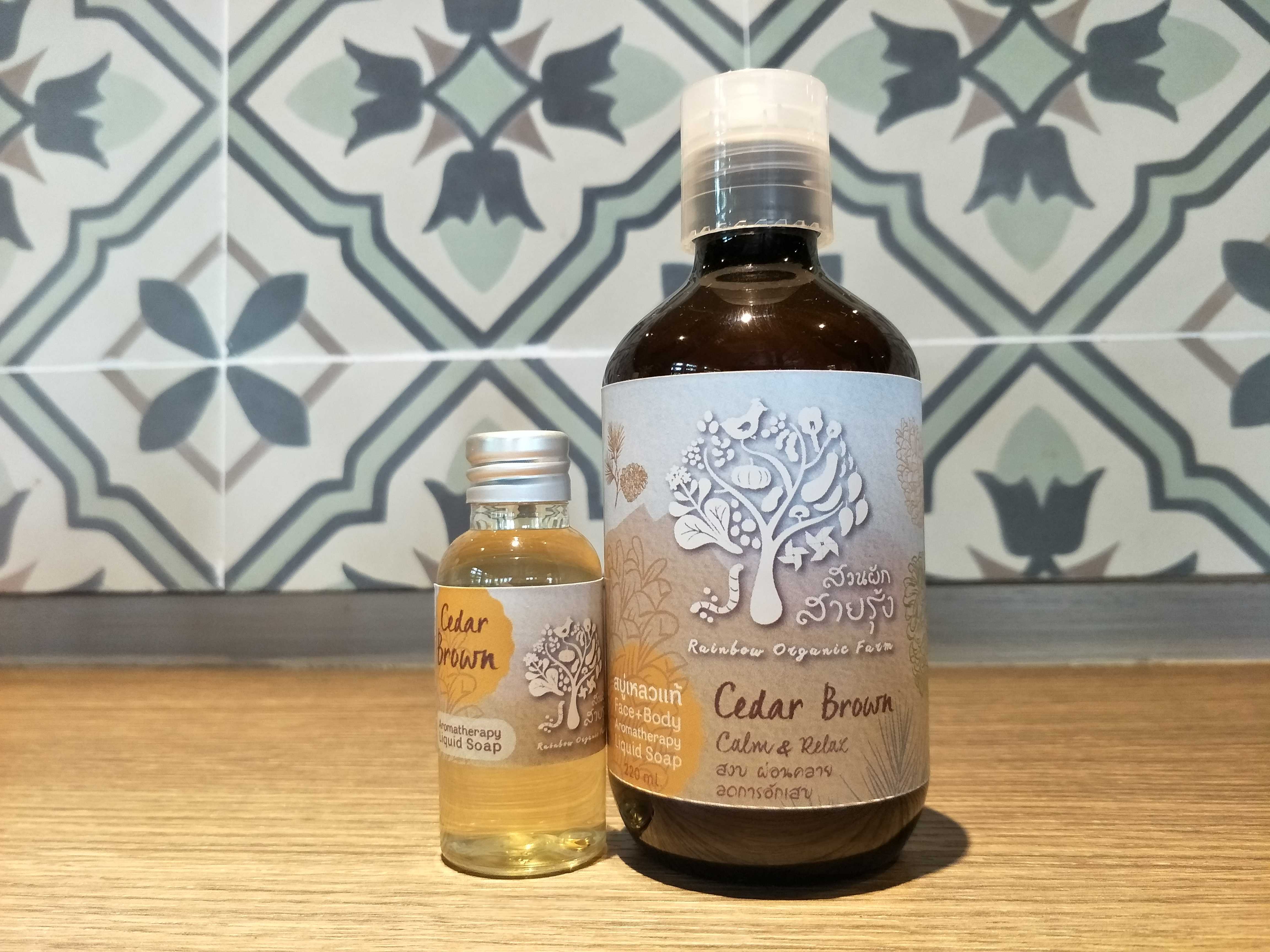 สบู่เหลว Aromatherapy กลิ่น Cedar Brown 200 มล. (หัวปั๊ม)