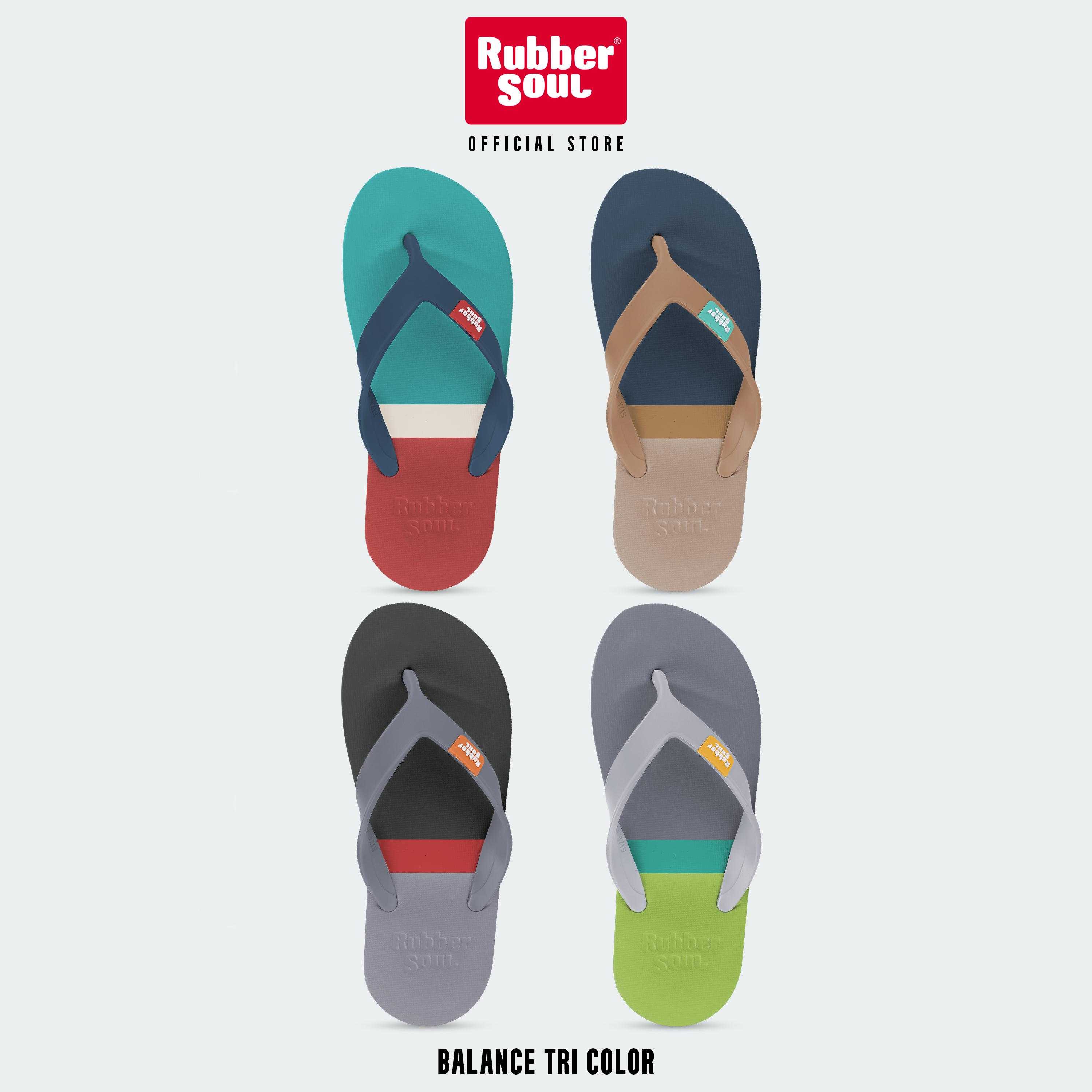 Rubber Soul รุ่น BALANCE TRI- COLOR รองเท้าแตะแบบหนีบ ของแท้ 100%