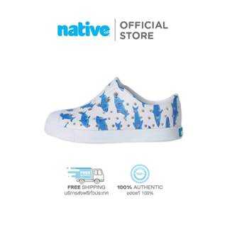 Native รองเท้ากันน้ำเด็กเล็ก EVA รุ่น Jefferson Print Shell White/Sharks
