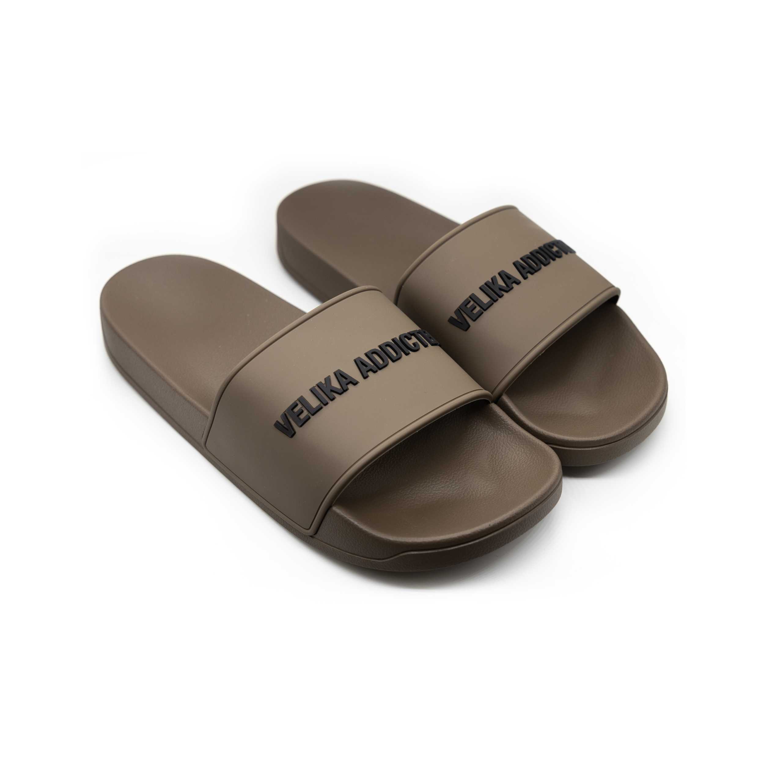 Velika Logo Slide Sandals [Mocha]