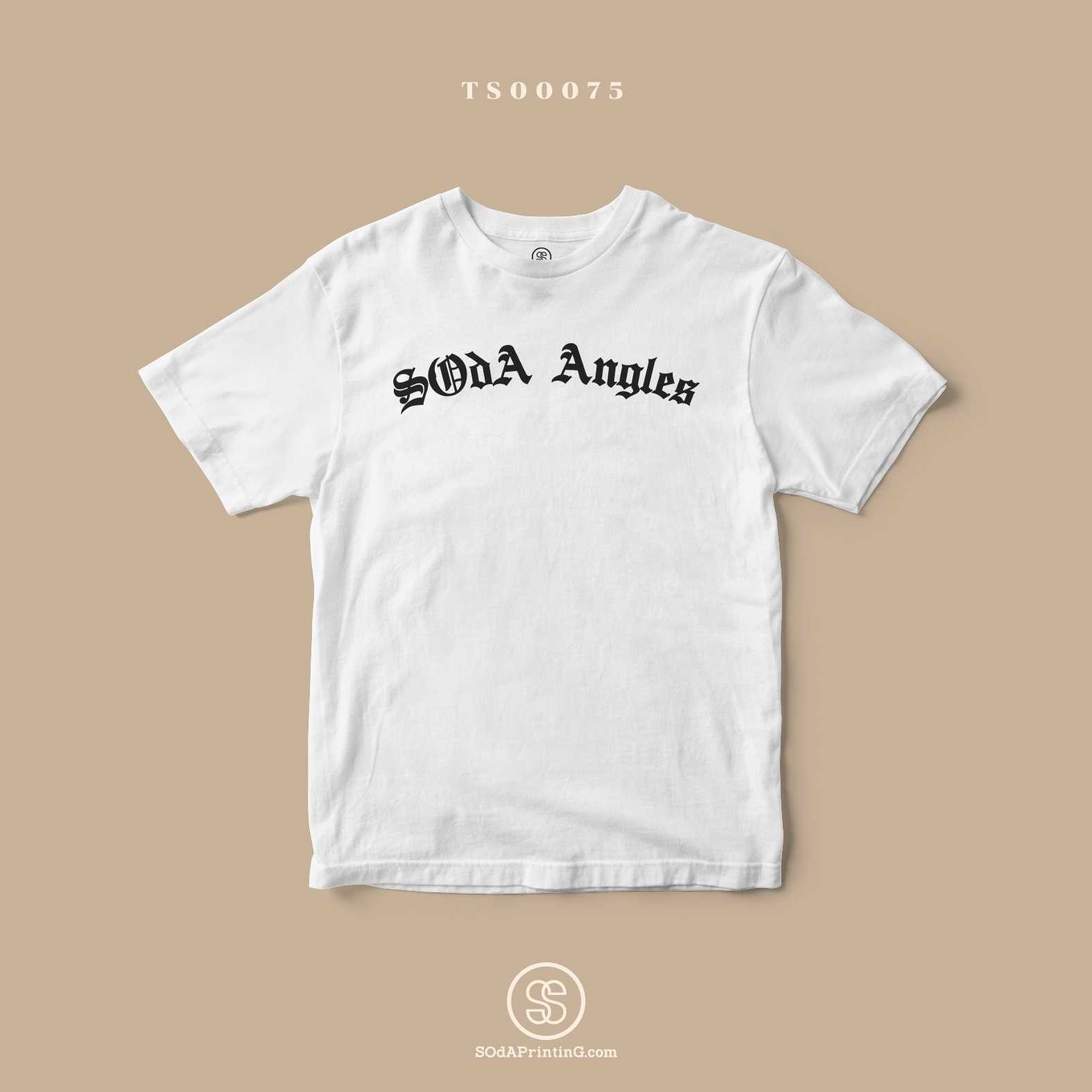 เสื้อ SOdA Angles  สีขาว #SOdAtee TS00075