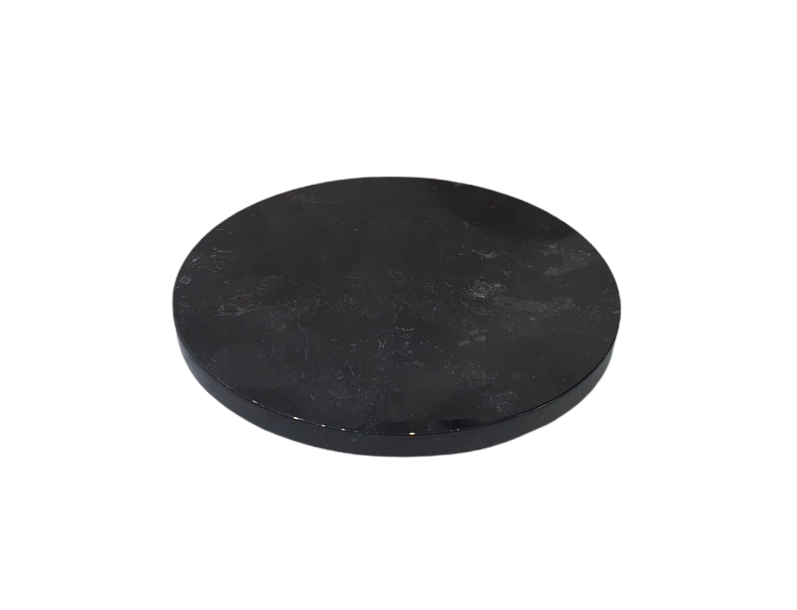 Display Plate, Marble, Black, 30 CM.