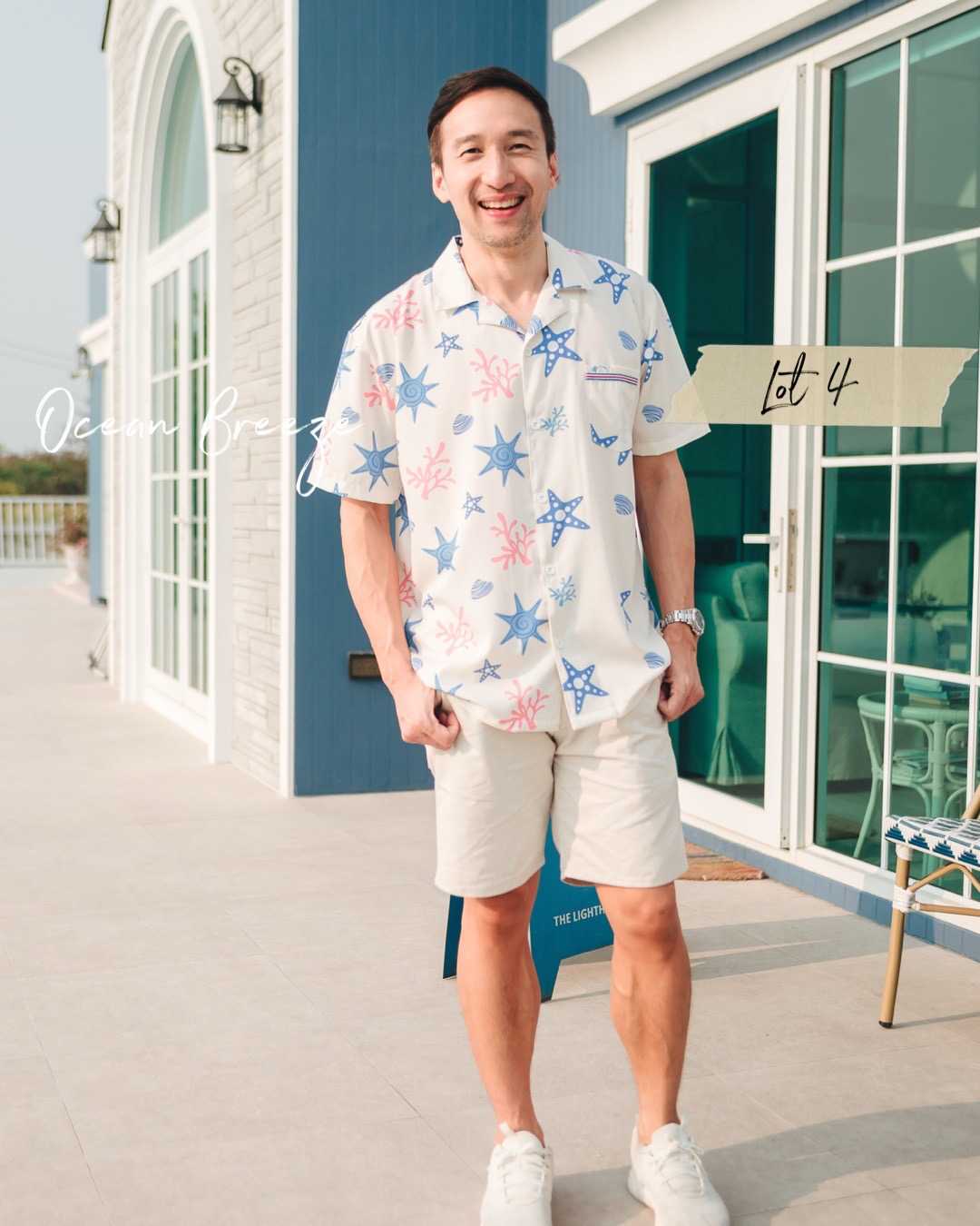 Lot 4 Ocean Dad Shirt (พร้อมส่ง )