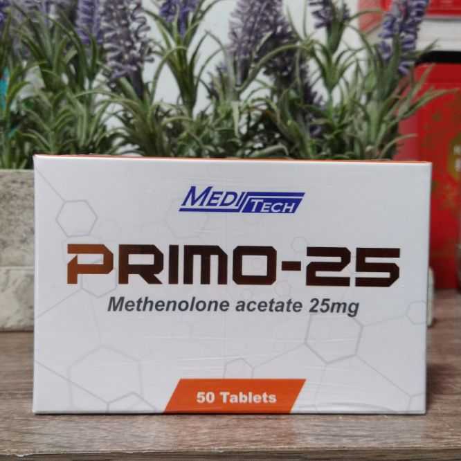 PRIMO-25 Methenolone acetate 25mg 50Tablets