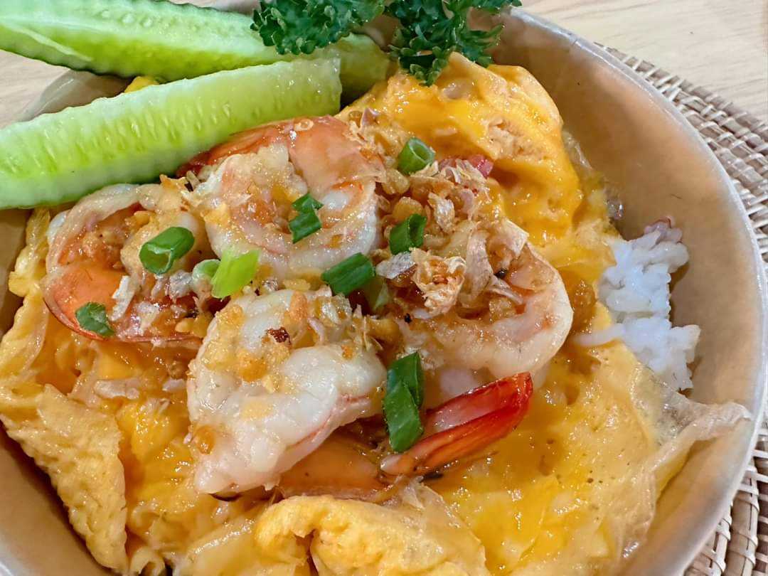 ข้าวใข่ข้นกุ้ง