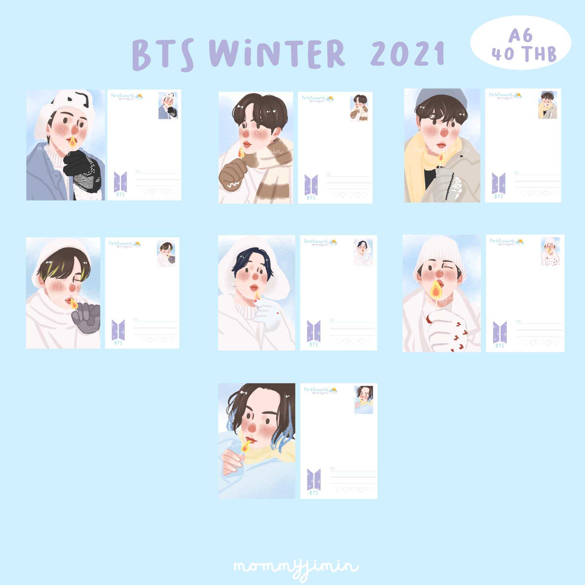 Postcard BTS WINTER