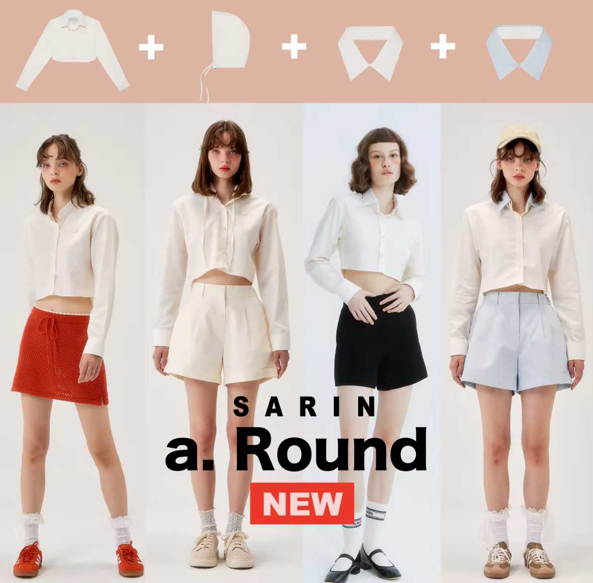 SARIN A.Round Cropped Shirt