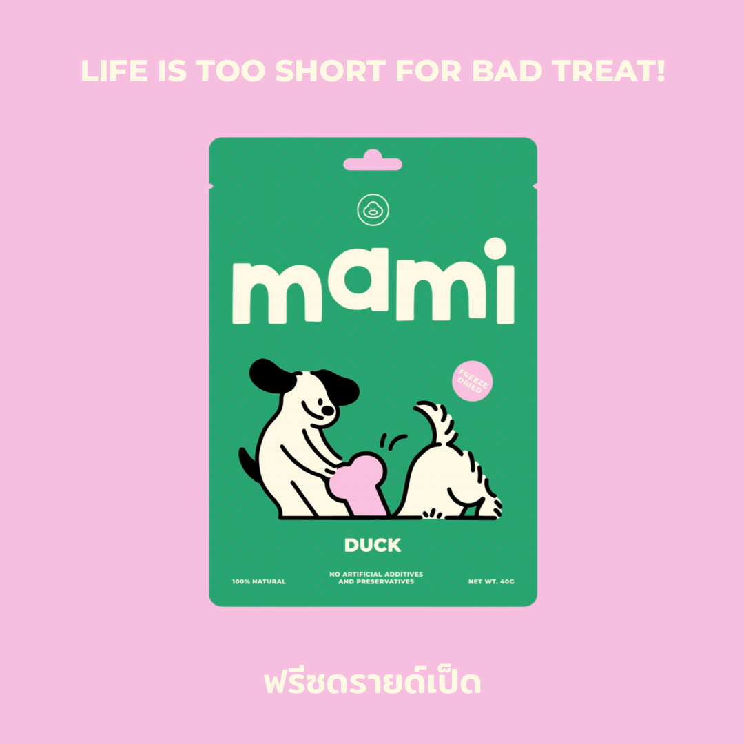 mami YUMMY FREEZE DRIED - DUCK เป็ด ฟรีซดราย (40 g.)