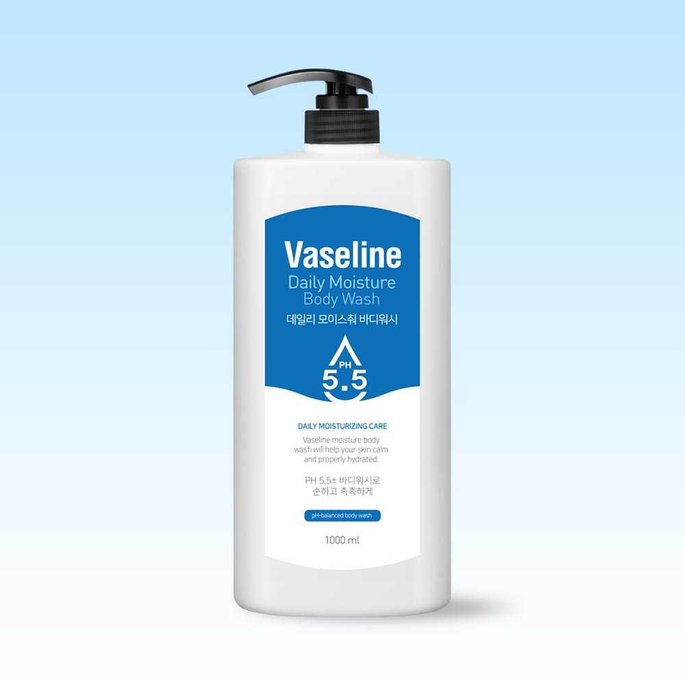 Vaseline Daily Moisture Body Wash สบู่เหลวอาบน้ำสูตรอ่อนโยน 🤍