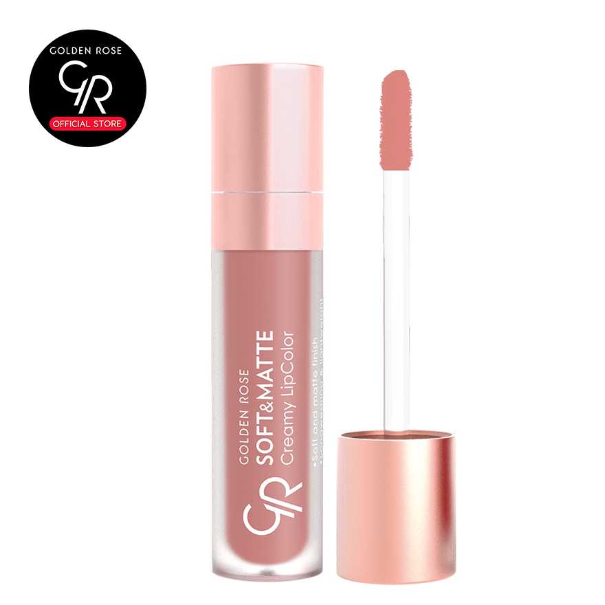 Golden Rose โกลเด้น โรส  ซอฟท์แอนด์แมท  Soft&Matte Lipcolor 5.5ml เบอร์104