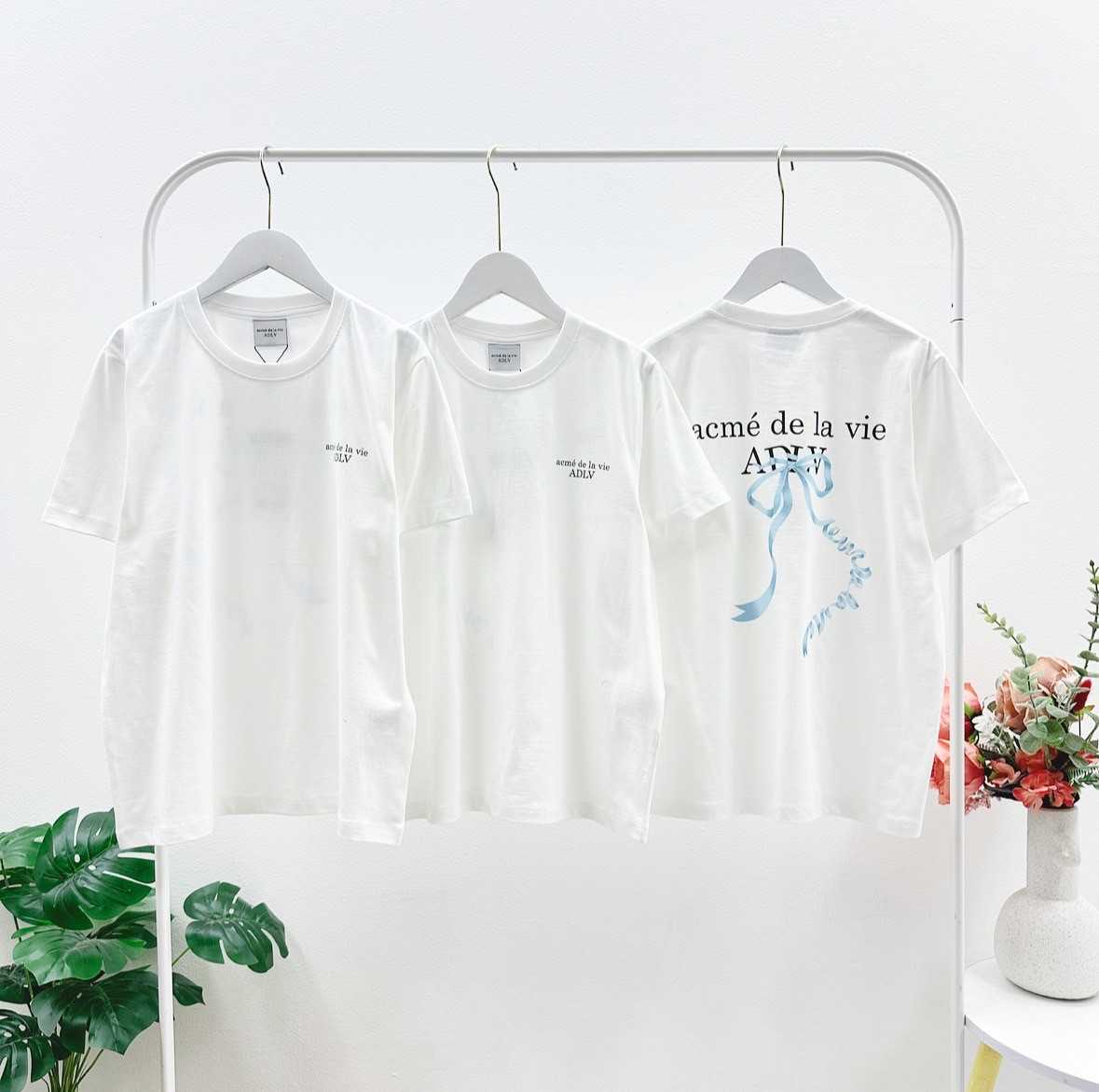 พร้อมส่ง  ADLV Ribbon white  (Women)