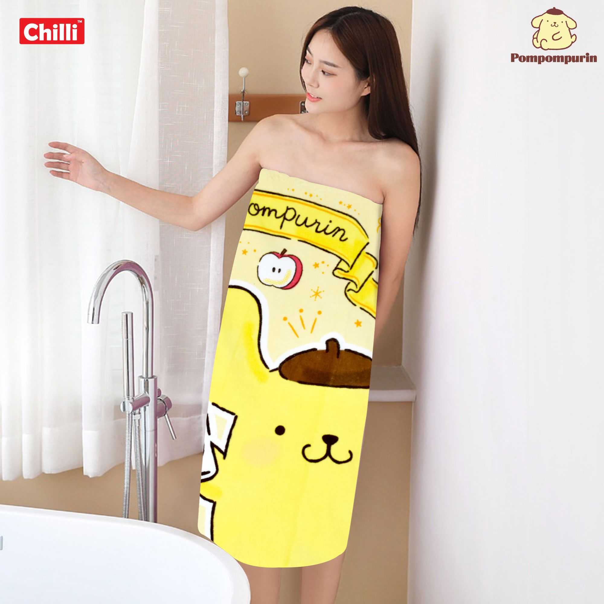 i-Biley ผ้าขนหนู 30x60 นิ้ว PP-2204 PomPOmPurin ลายการ์ตูน ลายลิขสิทธิ์แท้ 100% ผ้านุ่ม คุณภาพ