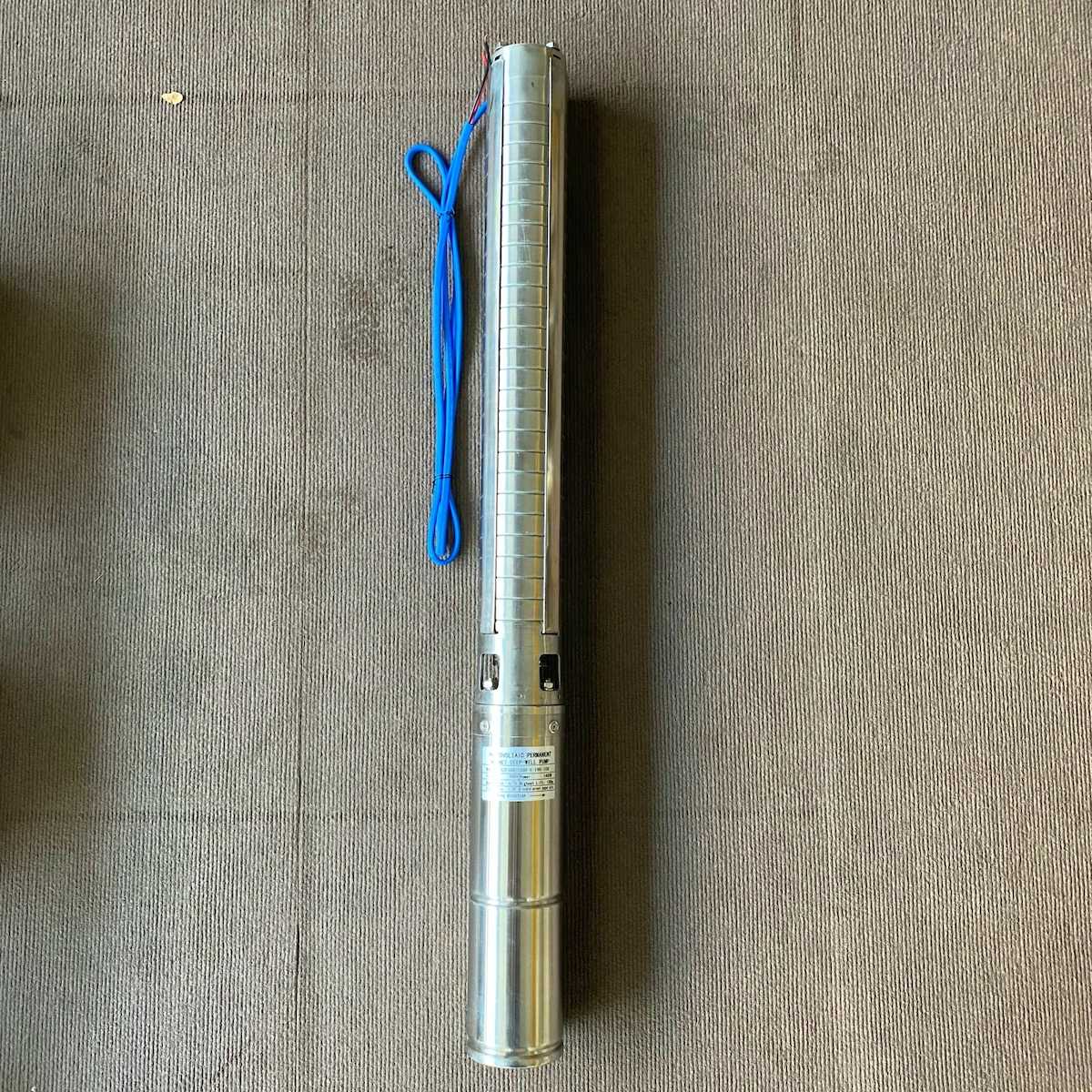ปั๊มบาดาล ดีซี โซล่าเซลล์ ไร้แปรงถ่าน 108V 1400W ใบพัดสแตนเลส (Brushless) พร้อมกล่องคุมในตัว