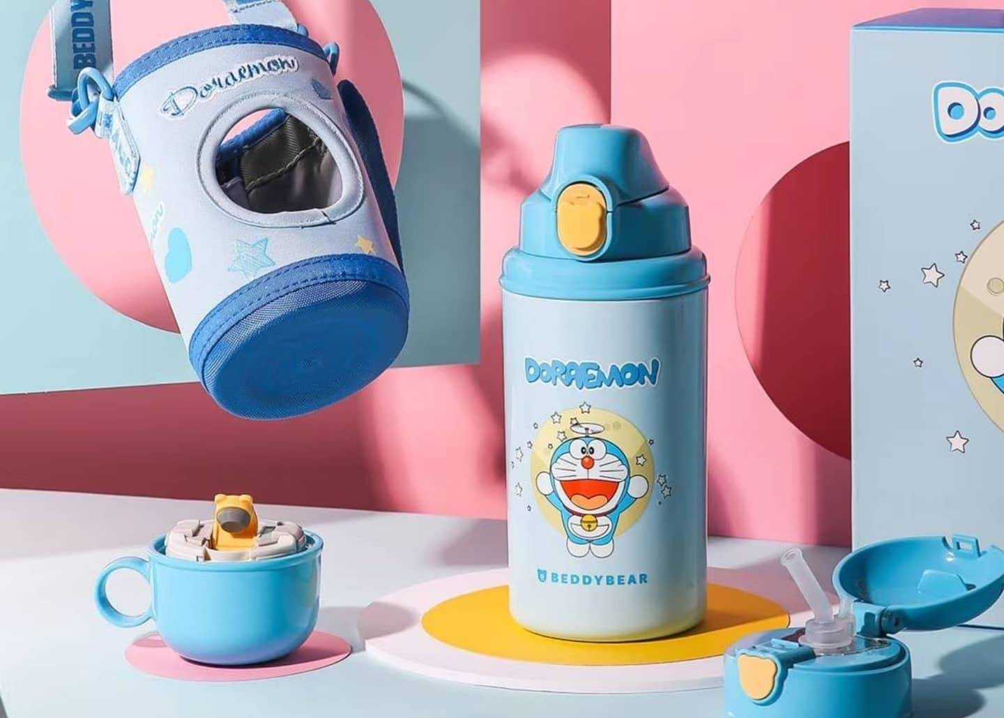 BeddyBear (Limited Edition) กระติกน้ำสูญญากาศสแตนเลส 3in1 พร้อมกระเป๋าสะพาย รุ่น BB001D-015 630 ml.