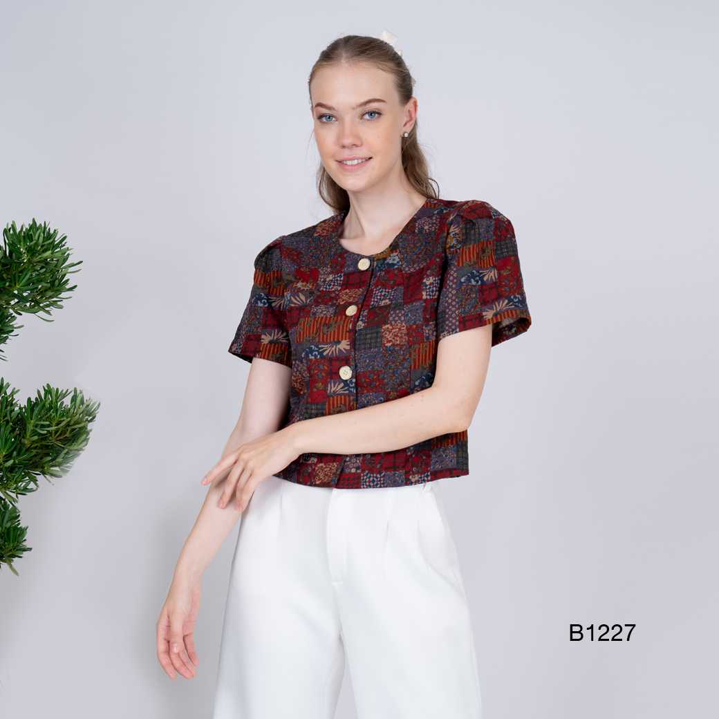 B1227-cottonแฮอิน-เลือดหมู