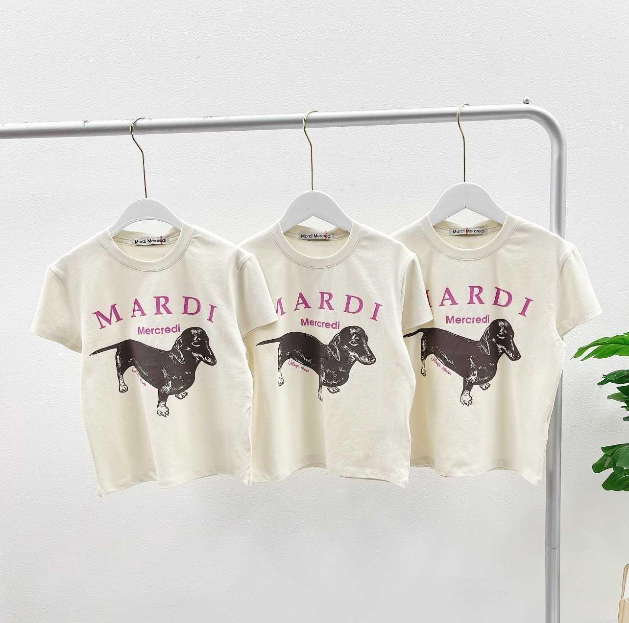 Mardi Ddanji Cropped T-Shirt (ฺCream Pink)