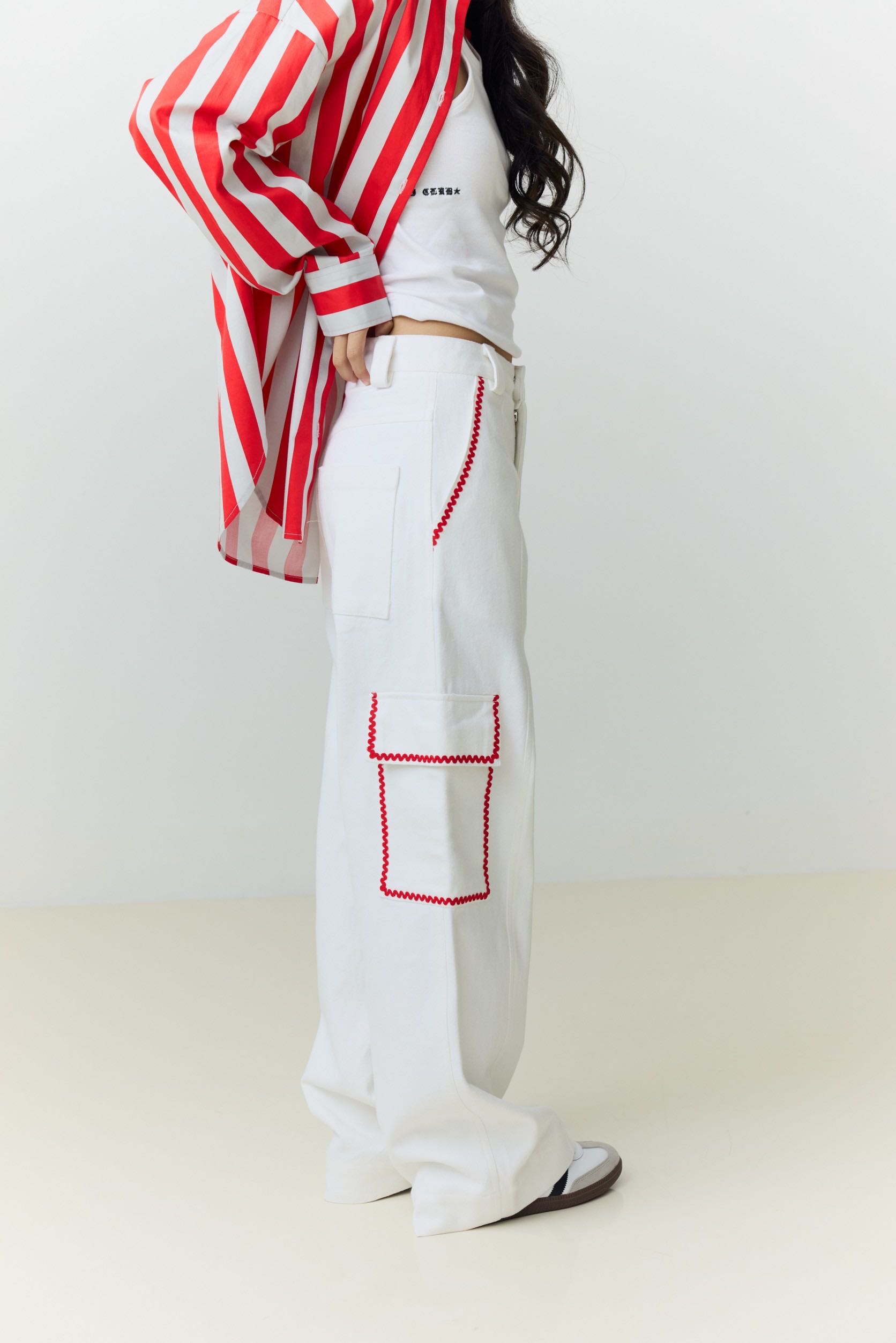 ZTN0034  Zikzak cargo pants 