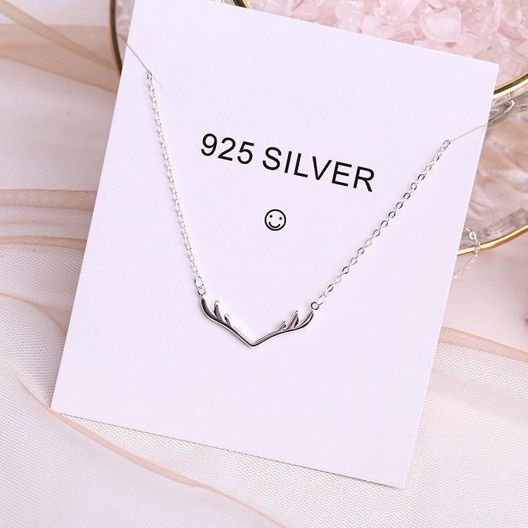 สร้อยเงินแท้925 จี้เขากวาง
