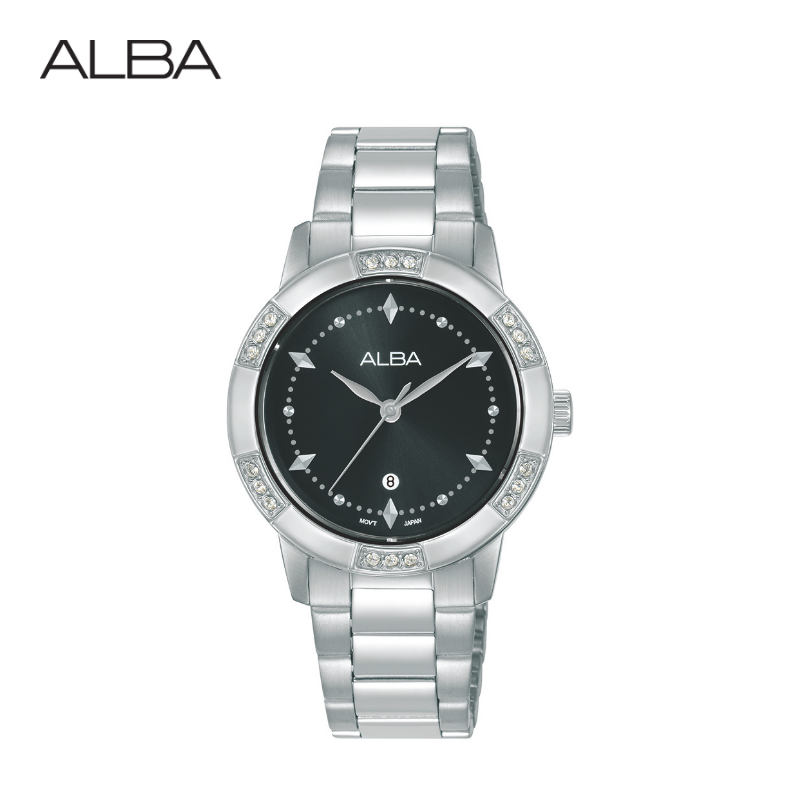 ALBA นาฬิกาข้อมือผู้หญิง Ikebana Quartz รุ่น AH7DG3X ขนาด 32 mm.