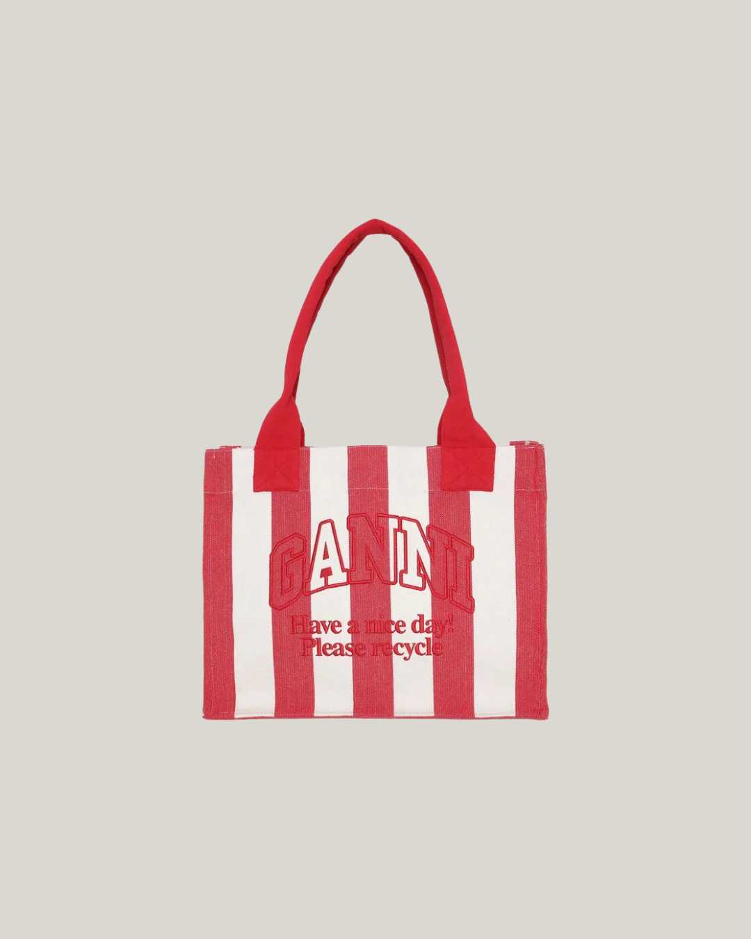 GANNI | Canvas Logo Tote