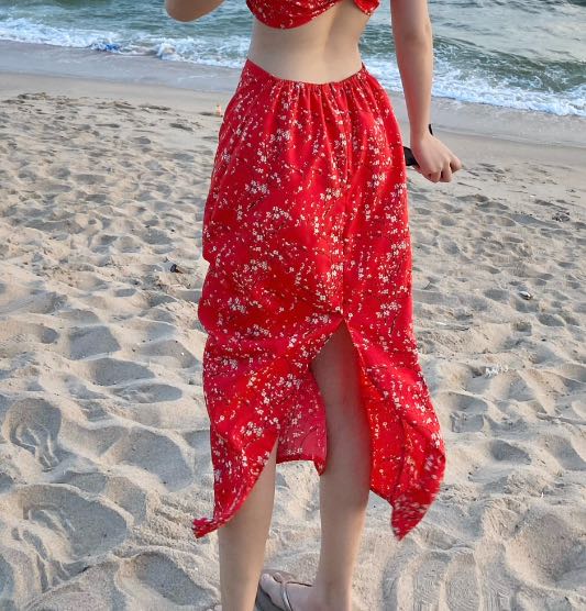Feliz skirt - red
