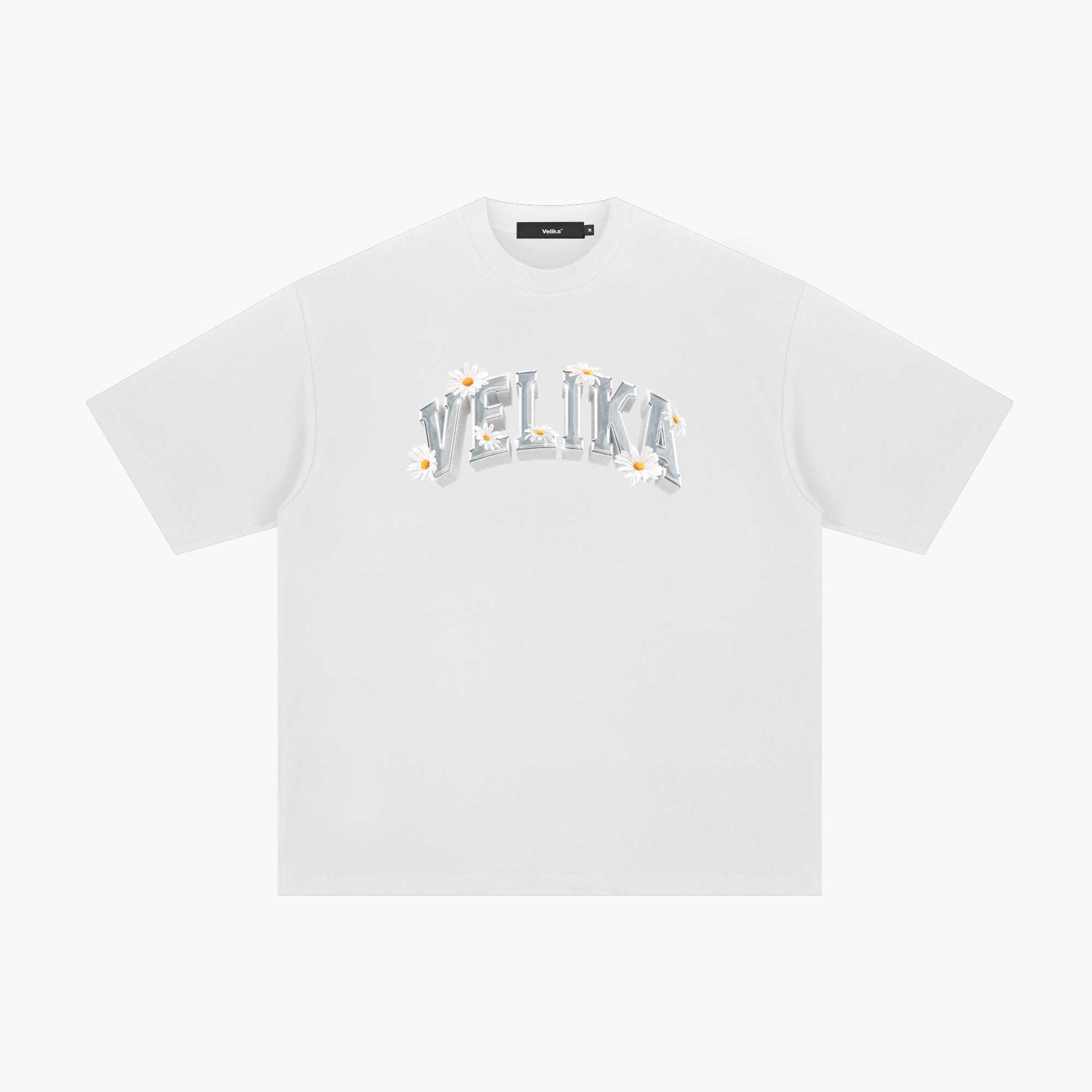 Daisy Oversize T-Shirt [White]