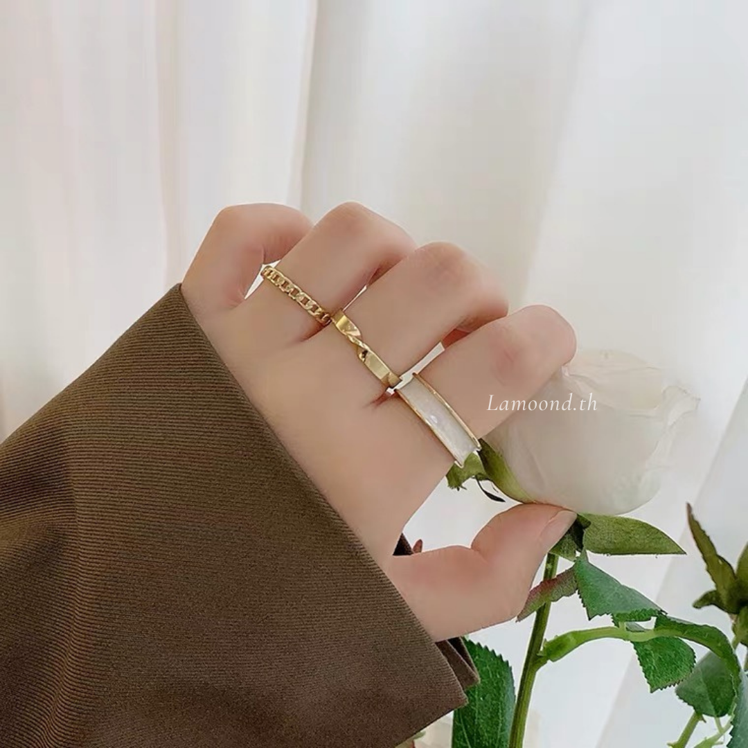 เซตแหวน 3 วง แบบลูกคุณ🥺