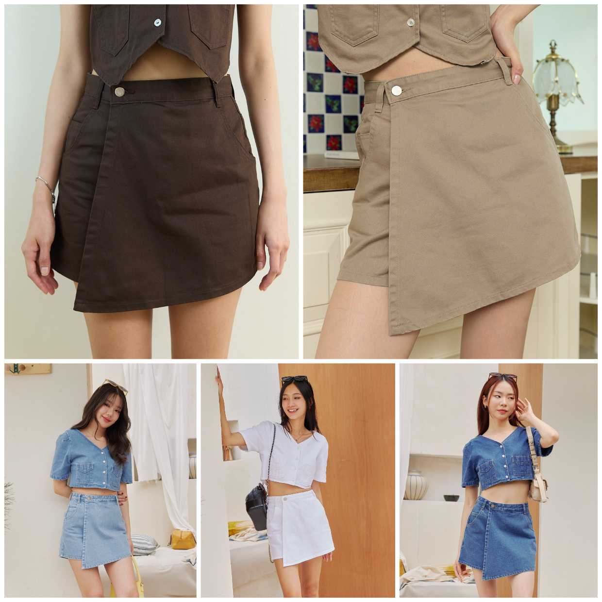 Sis SK 205 Stardust denim mini skort