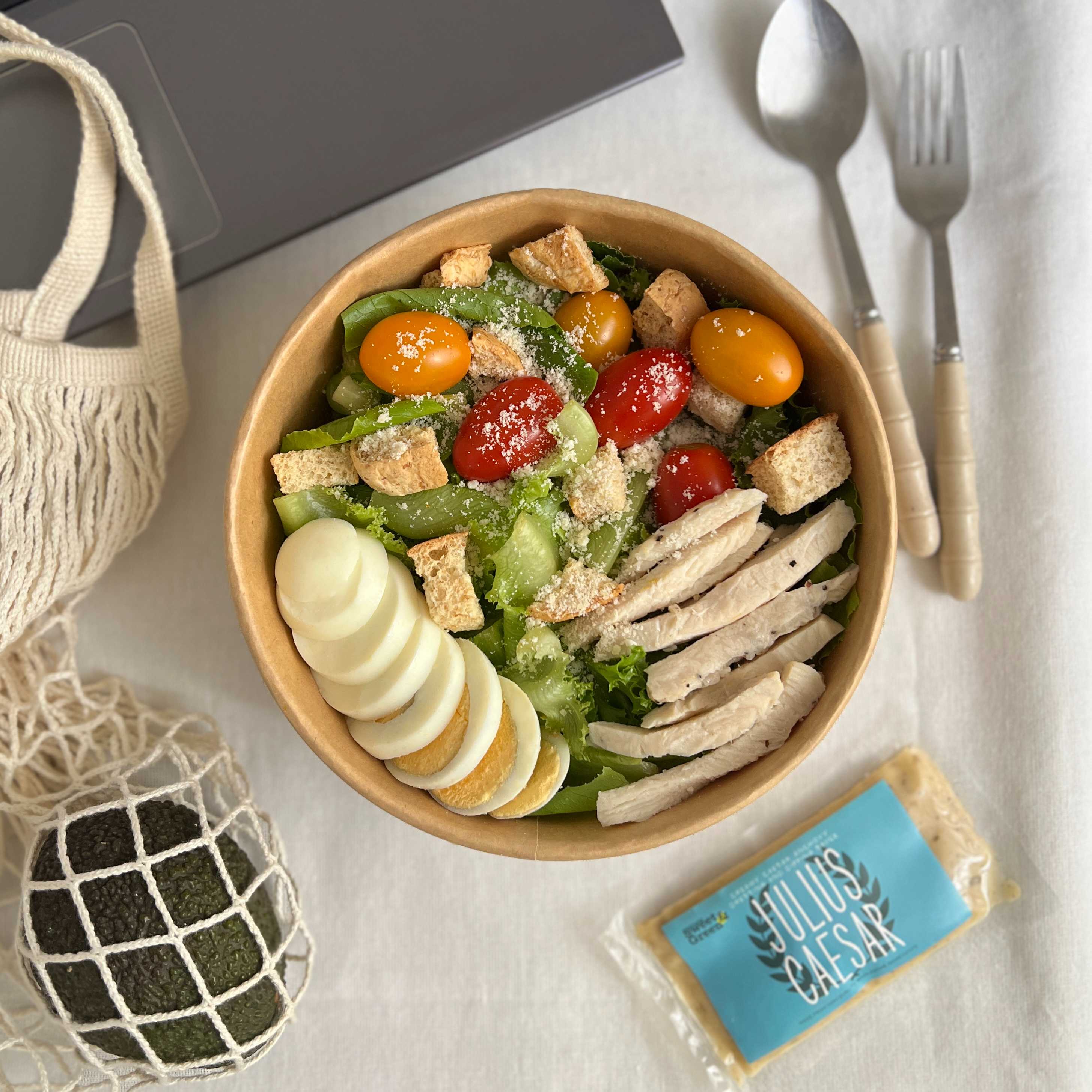 Chicken Breast Caesar Salad Bowl