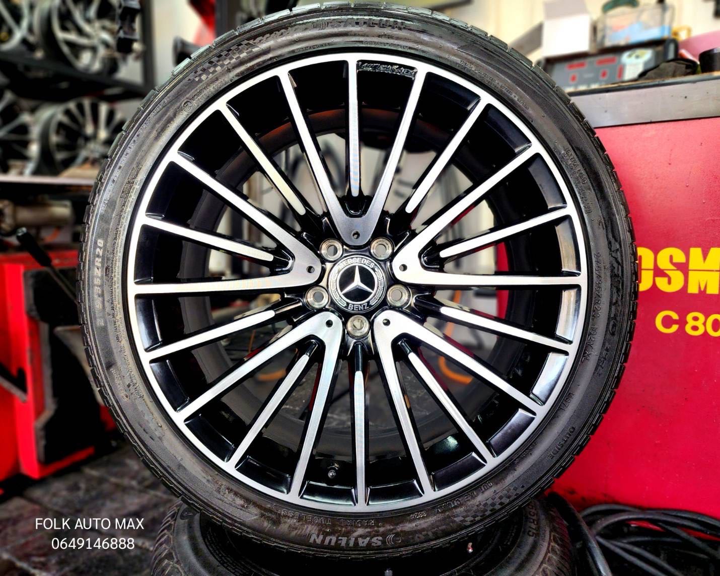 ปี 24 ล้อ Mercedes Benz แท้ ขอบ 20 ใส่ S Class ลาย Cls  พร้อมยาง ปี24 1592368 91107368 91108368
