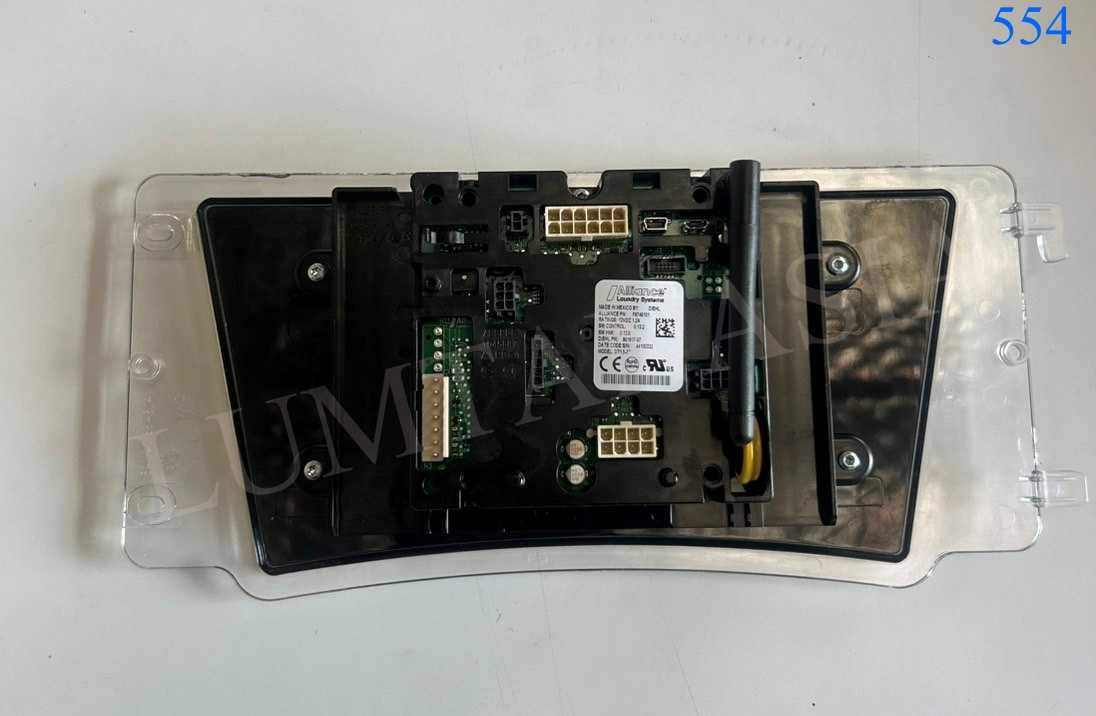 Primus Board control WX TOUCH(7D TRAPEZOID BLACK) อะไหล่สำหรับเครื่องซักผ้า (LTA00580)02082025