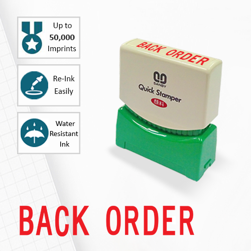 SANBY ตรายางสำเร็จรูป หมึกในตัว รุ่น QUICK STAMPER (S) B3R [BACK ORDER]